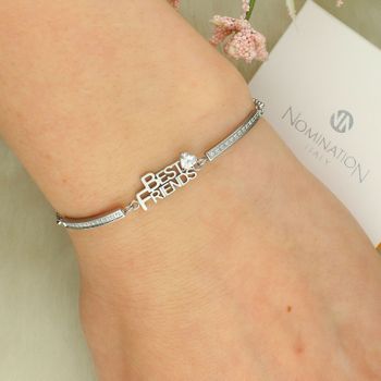 Bransoletka damska Nomination Italy Milleluci – BEST FRIEND - silver, 028025 006rt (2).jpg